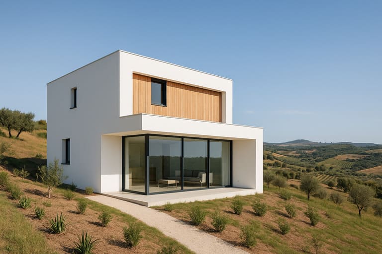 Casa Passiva com Ventilação Natural Integrada - Casa da Colina em Portugal