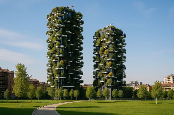Arquitetura Sustentável - Bosco Verticale - Milão Italia