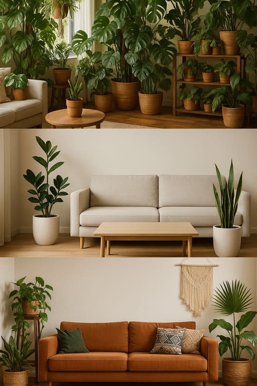 Decoração com Plantas - Tendências Visuais - Urban Jungle - Minimalista - Boho