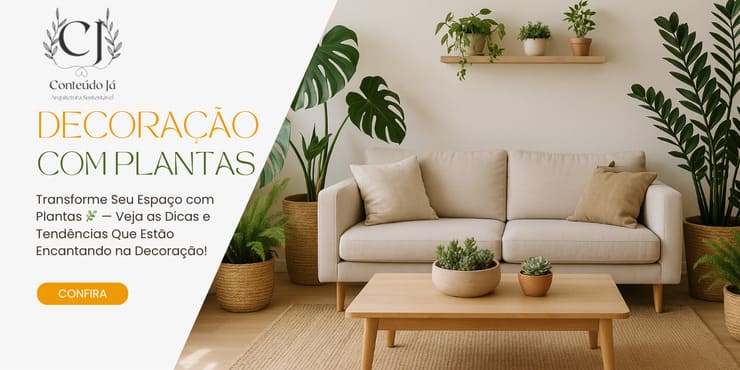 Decoração com Plantas