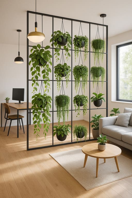 Sustentabilidade - Jarim Vertical Divisória Verde em Escritório ou Varanda Fechada